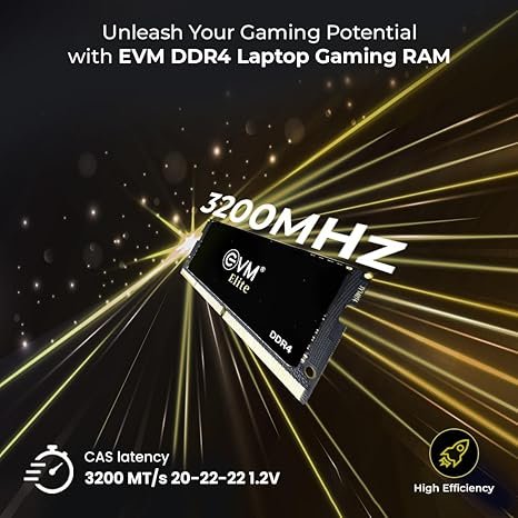 EVM Elite 8GB DDR4 Gaming Laptop RAM 3200 MHz
